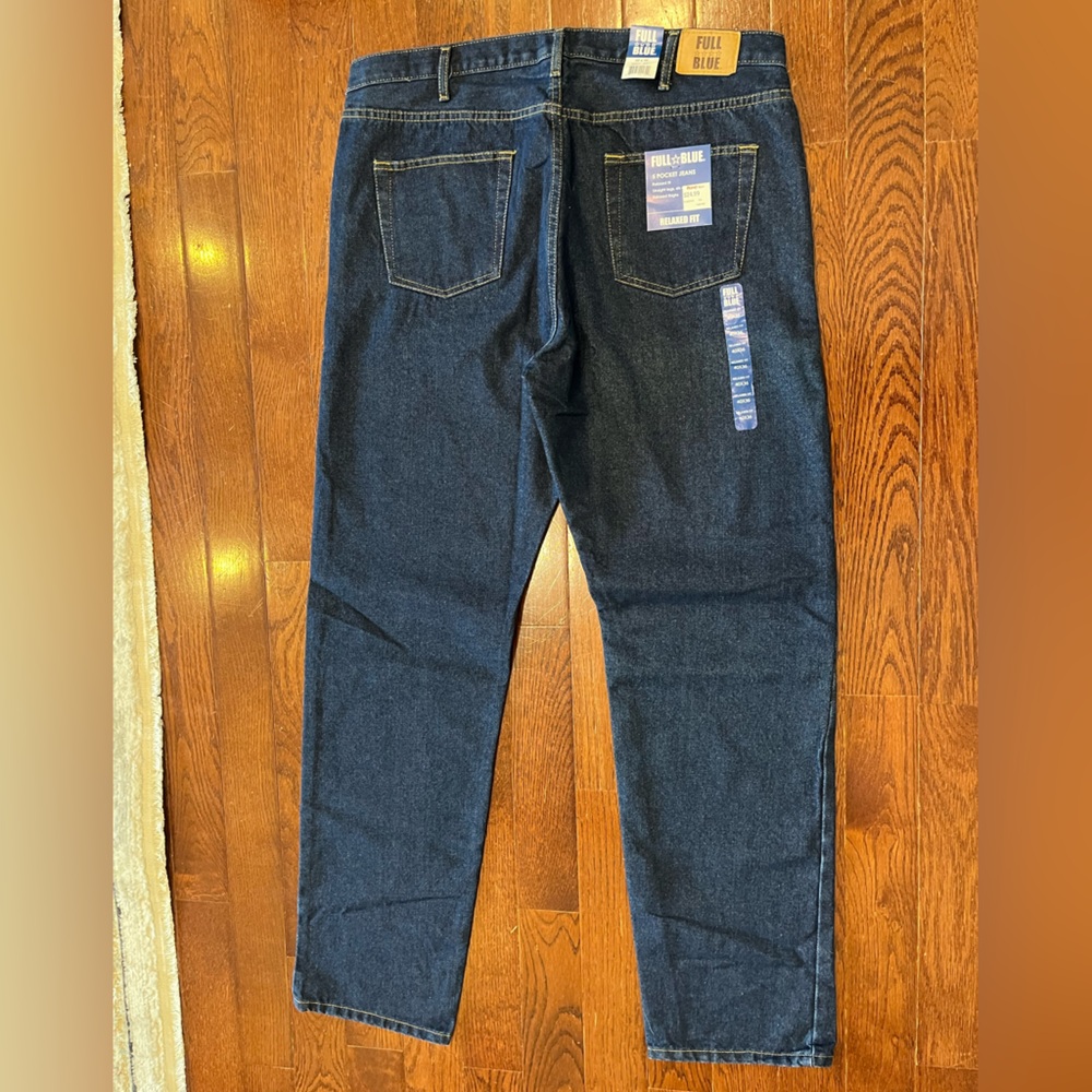 Men's Blue Jeans, Work Jeans - Picture 2 of 4